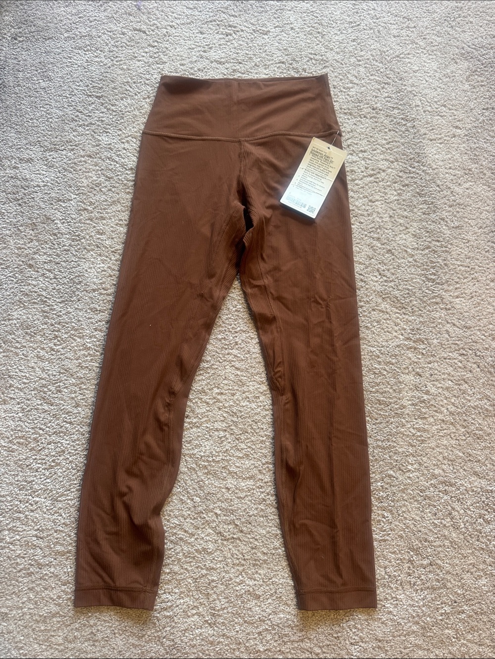 NWT lululemon align ribbed HR pant 25”